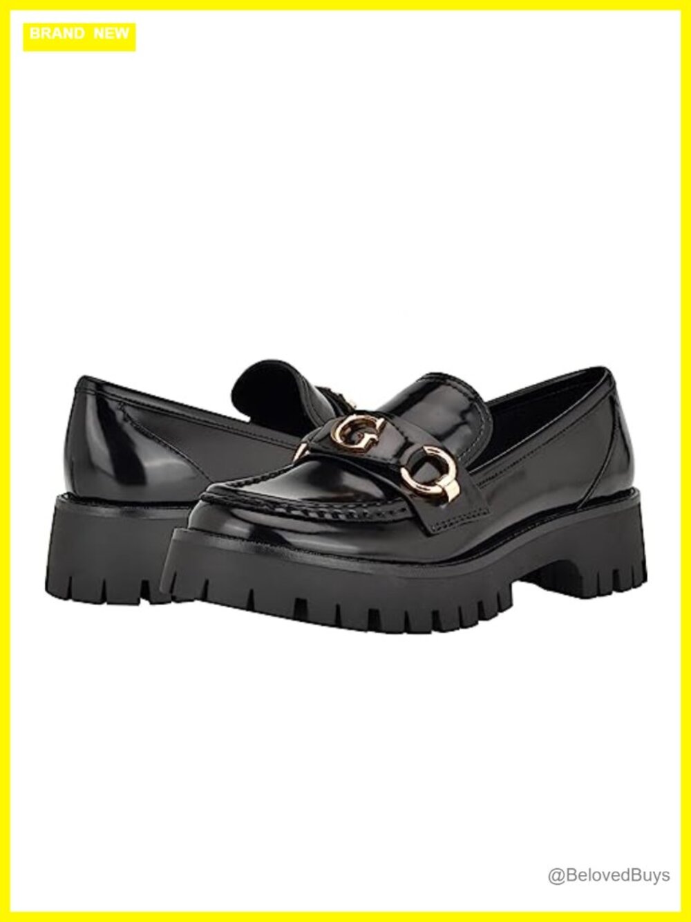 Almost Loafer Faux Leather Block Heel Slip On Business Casual